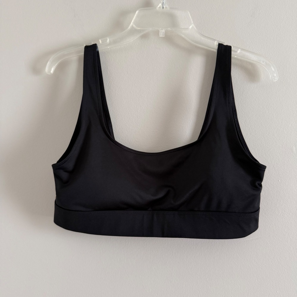 Victoria's Secret PINK Large Ultimate Lightly Lined Sports Bra Black Padded